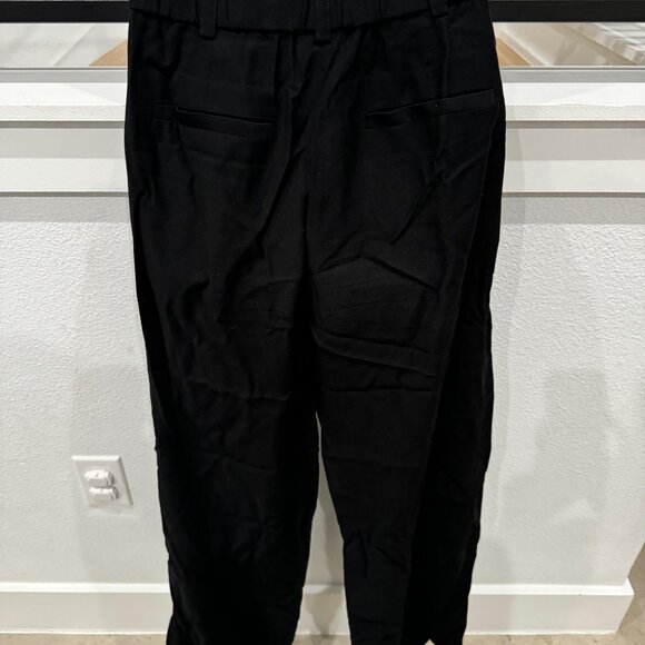 Nordstrom's Open Edit Wide Leg Pants - Black - Size 4 - Picture 3 of 5